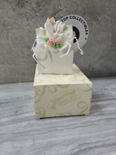 New SAN FRANCISCO MUSIC BOX COMPANY Bridal Music Gift Bag Floral Wedding W Box picture