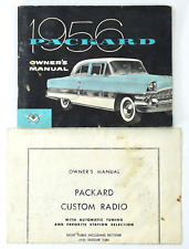 1956 PACKARD Owner's Manual Studabaker-Packard Corp with Custom Radio Manual picture