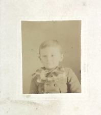 Small Cabinet Photo Young Boy CDV 2.5 x 2.75  cp1 picture