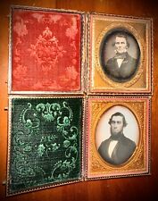 (2) 6th Plate Dags Of Men, 1850s 7366(x) picture