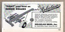 1960 Print Ad Holsclaw Boat Trailers Made in Evansville,IN picture