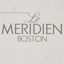 1990s Le Meridien Hotel Menu MIT University Cambridge Boston Massachusetts picture
