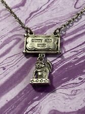 Vintage Disney Necklace The Hunchback Of Nortre Dame 17” Silver Tone picture