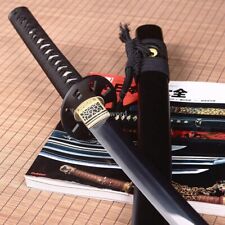 Handmade L6 Clay tempered steel Katana Japanese Samurai Sword Battle Ready Sharp picture
