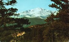 Postcard Pikes Peak From The Rampart Range Road Pikes Peak Region Colorado CO picture