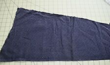 2970  Long pc antique 1890-1910's cotton fabric, indigo with white dot maze picture