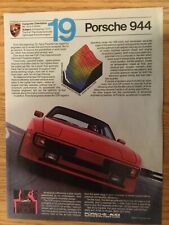MISC2317 Vintage Advertisement #19 in a Series 1983 Porsche 944 picture