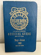 Rare 1982 May-June Kelley Blue Book Used Car Price Manual Pocket Size picture