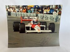 Alain Prost Formula 1 F1 Hand Signed Mclaren 8X10 Photo picture