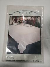 Vintage Vytex Vinyl Lace Tablecloth picture