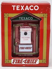 First Gear Texaco Fire Chief Die Cast Coin Bank Vintage Fire Alarm 1999  picture