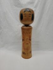 Vintage Large Japanese Traditional Dento Kokeshi Doll Signed By Artist 14in 5025 picture