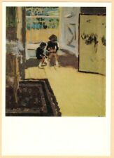 Jean-Edouard Vuillard 1973 Russian postcard CHILDREN IN A ROOM picture