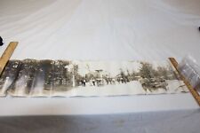 Panoramic Photo Breakers Hotel On Sign Black & White Photograph Antique picture