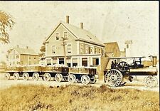 Thomaston Maine Creighton Lime Store Knox Street Steam Tractor Circa 1910 picture