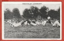CPA - SPORT LES SPORTS - GYMNASTICS RELAXATIONS - LOMBART CHOCOLATE PUB picture