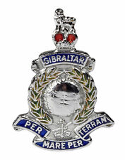 Vintage Old The Royal Marines Crest Enamel Sweetheart Brooch Badge picture