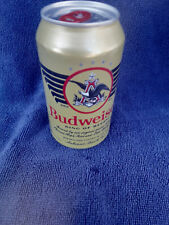 BUDWEISER GENUINE ALUMINUM  CHEAP  BEER CAN CANS EMPTY  UP picture