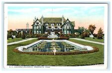 E.C. Converse Residence Greenwich Connecticut Early Postcard - Damaged picture