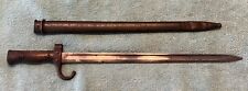 WWI French Berthier Mle. 1892 Bayonet 1st Model and Scabbard picture