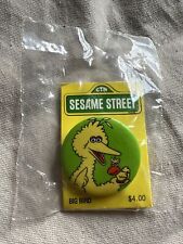 1980’s BIG BIRD Sesame Street Pin Vintage Unopened picture