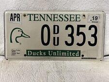2019 Tennessee Ducks Unlimited License Plate picture