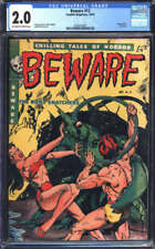BEWARE #12 2.0 OW/WH PAGES // USED IN SOTI YOUTHFUL MAGAZINES 1952 picture