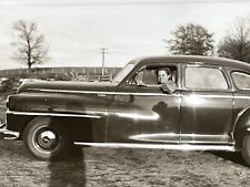 F8 Photograph 1946 Desoto Car Automobile Americana Woman Driver Side View picture