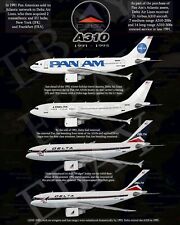 Delta Air Lines Airbus A310 History Retro 8 X 10
