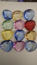 Wholesale Lot of Twelve 24% Lead Crystal Horoscope Colored Glass  picture