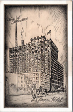Brown Hotel, Home of WAVE Radio, Louisville, Kentucky- c1930s Linen Postcard picture