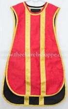Red and Black Reversible Travel Spanish Fiddleback Vestment with 5pc mass set picture