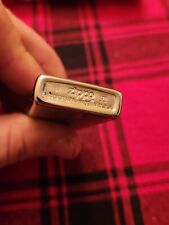 Vintage 1992 Zippo Lighter Unfired Very Clean Very Nice Brushed Chrome picture