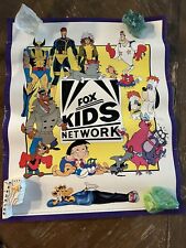 Vintage 1992 Fox Kids Network Poster X-men Tom & Jerry Eek Bobby Toys R Us picture