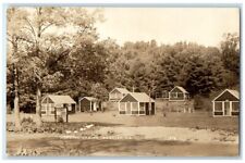 c1930's Hopkins Overnight Cabins View Andover NH RPPC Photo Unposted Postcard picture