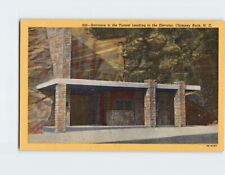 Postcard Entrance to the Tunnel Leading to the Elevator Chimney Rock NC USA picture