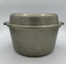 Vintage Le Winter Hammered Aluminum MULTI PURPOSE Pot w/ Lid Dutch Oven Camping picture