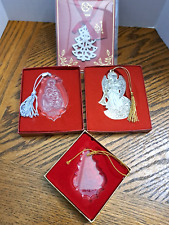 Lenox Angel-Tree-Silent Night-Holy Family Ornaments picture