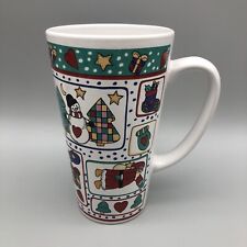 Coffee Mug w Santa , Snowman X'mas Tree, X'mas Gift Print coffee cup picture