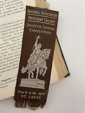 1916 Antique Historical Ephemera Ribbon Merchant Tailors Convention picture