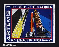 ARTEMIS 1-SLS- ROLLOUT -2- THE SEQUEL -ORIGINAL Tim Gagnon- NASA SPACE PATCH picture