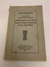 1926 Proceedings 45th Annual Encampment of Union Veterans of the Civil War picture