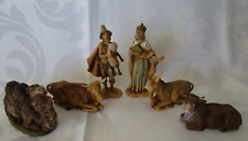 Vintage Lot Fontanini Depose Italy Nativity  FIGURES, LOT OF 4, PLUS 2 EXTRA picture