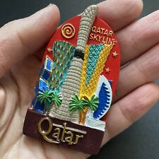 QATAR Skyline Tourist Tourism Travel Gift Souvenir 3D Resin Fridge Magnet Craft picture