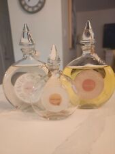 Vintage Fatice 3 bottles Guerlain Chant d'Aromes and Shalimar 3 fl oz one small picture