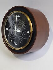 George Nelson Howard Miller Meridian Wall Clock Model #631 Runs MCM Rare picture