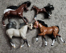4 Vintage Grand Champion Horse Mare Foal Stallion Toy Figure Lot picture