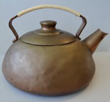 Vintage Craftsman Studios Laguna Beach Hand Wrought Copper Teapot Anvil Mark  picture