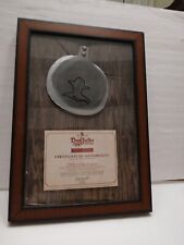 Rare Don Julio tequila Cask Cover C.o.a. Plaque bung barrel plate man cave picture