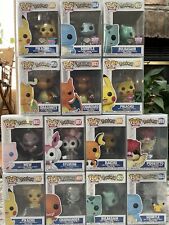 Funko Pop Pokemon Lot Of 14 - Diamond Pikachu, Squirtle, Bulbasaur And More picture